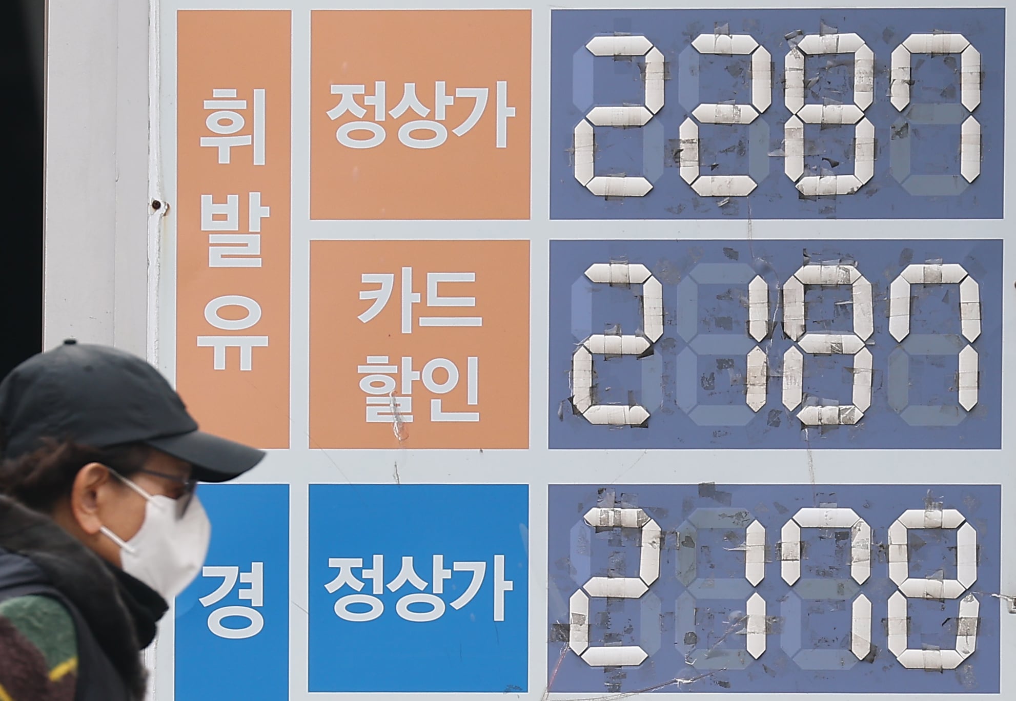 South Korea gasoline price tops 1,900 won