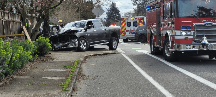Three people sent to hospital after truck crash involving pedestrians ...
