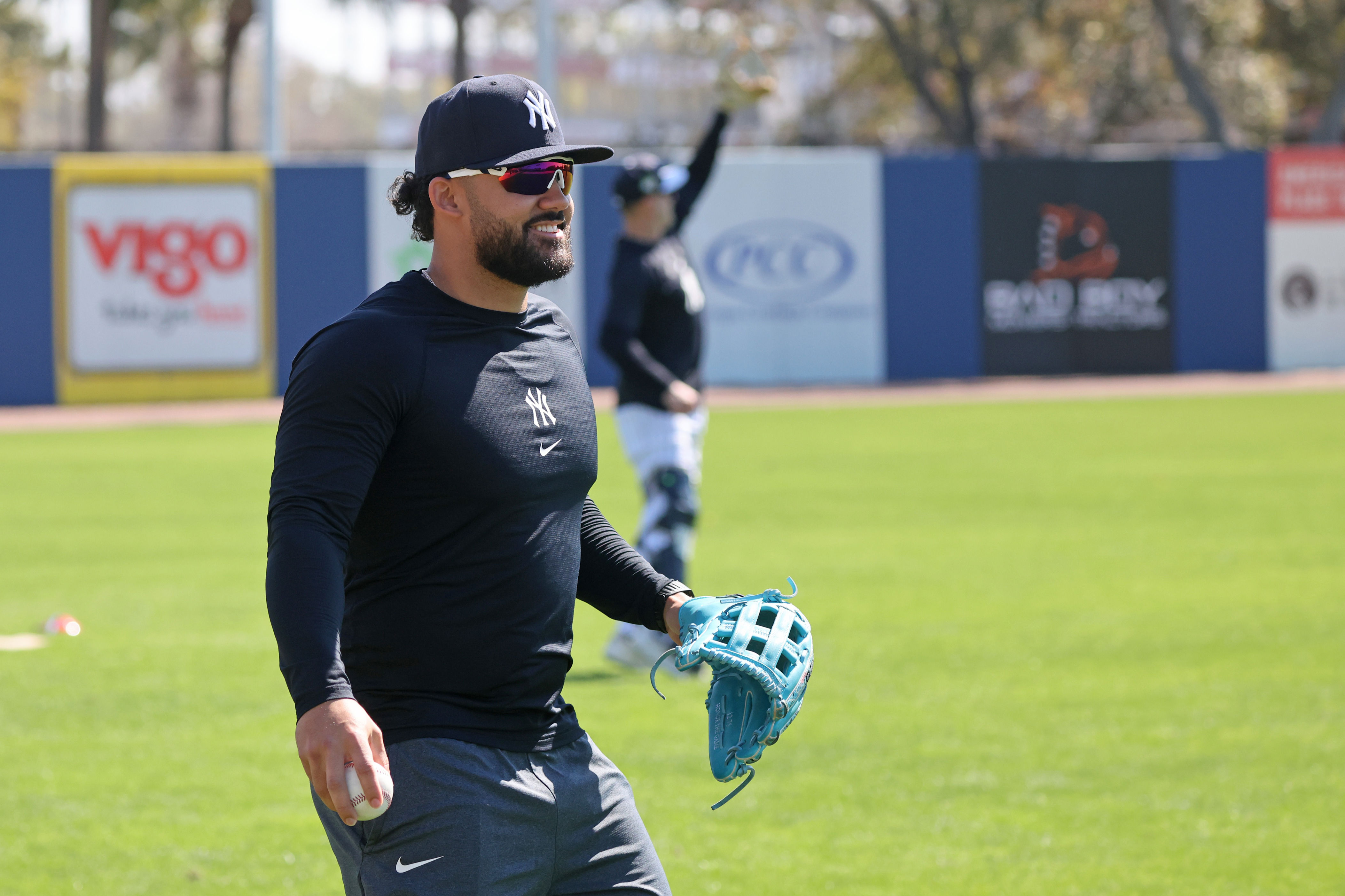 Yankees’ Jasson Dominguez shows defensive progress in left field during busy afternoon<br>