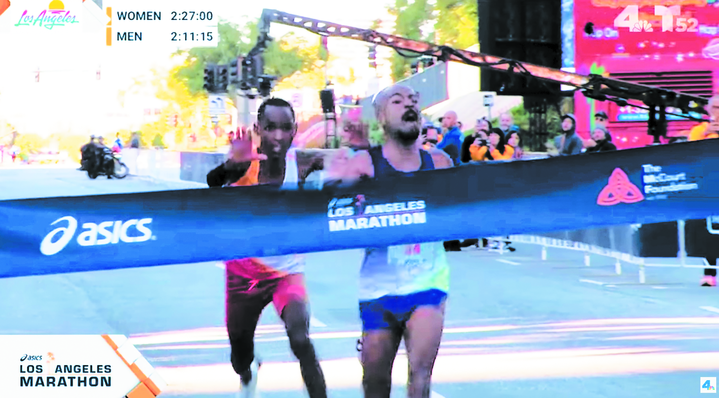LA Marathon finishes stir emotions of runners, others for different reasons