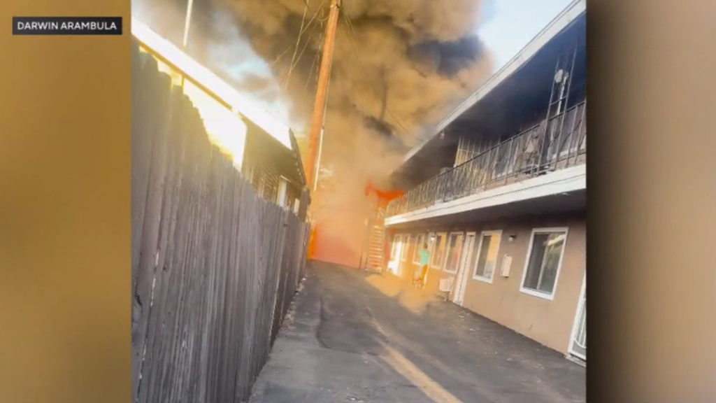 Nearly 20 residents displaced by fire at San Bernardino apartment complex