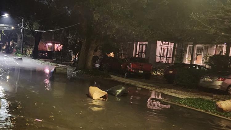 Major water main break floods Uptown streets, drops water pressure ...