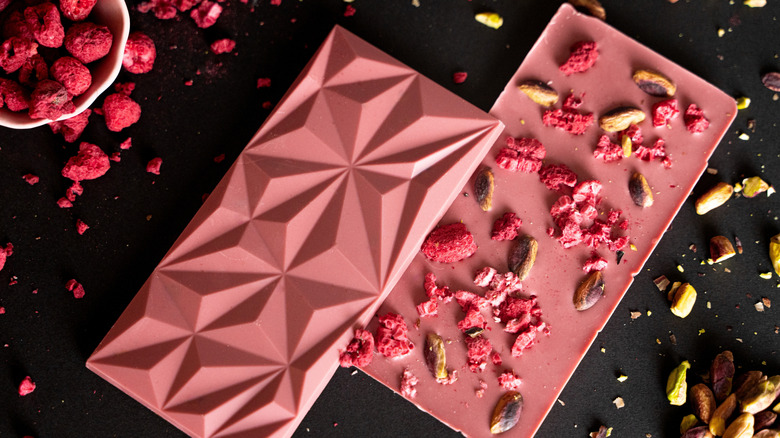 Ruby chocolate is the perfect treat for fruit lovers