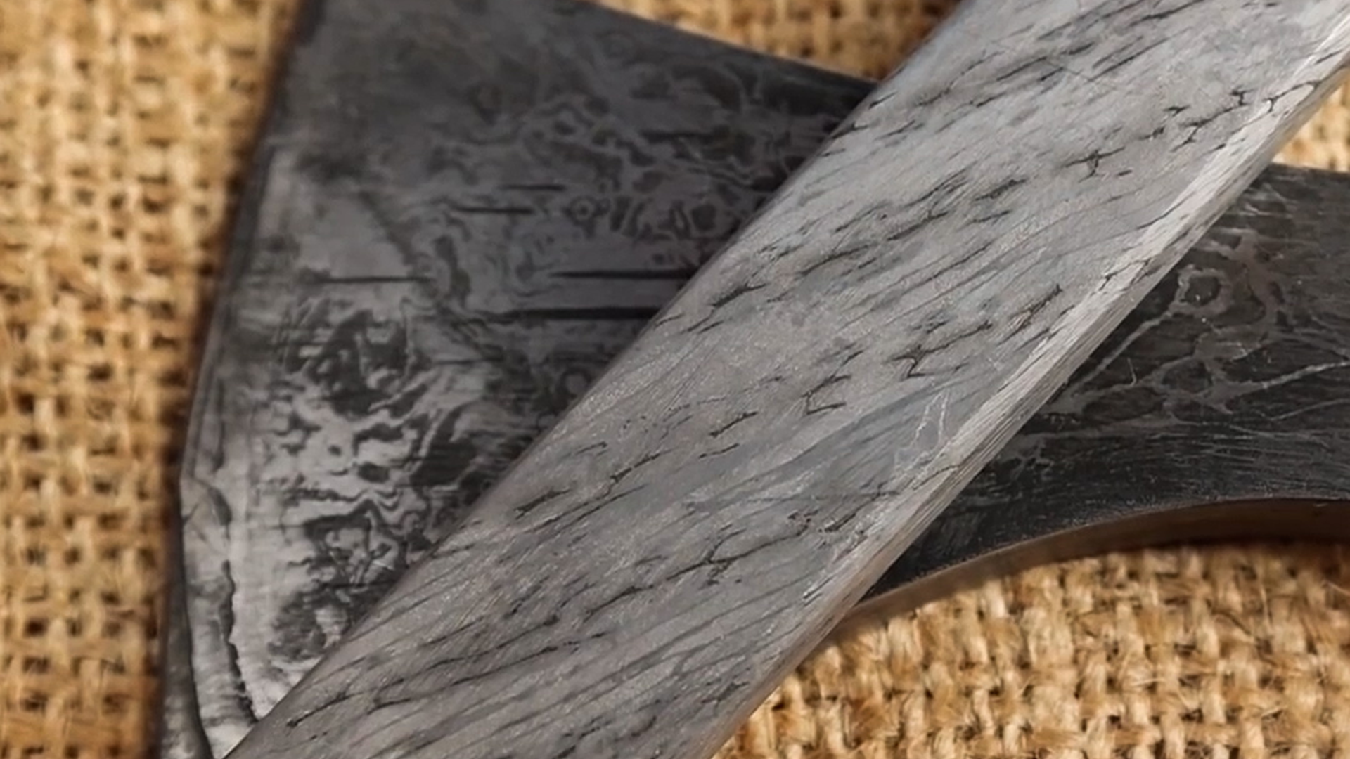 Forging a steel cable damascus axe pt 1