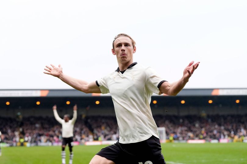 Ben Waine of Port Vale celebrates after scoring against Sunderland