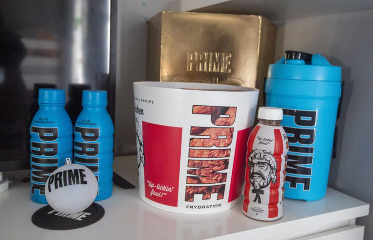 Lad, 11, has Britain’s biggest KSI Prime hydration collection – worth £ ...