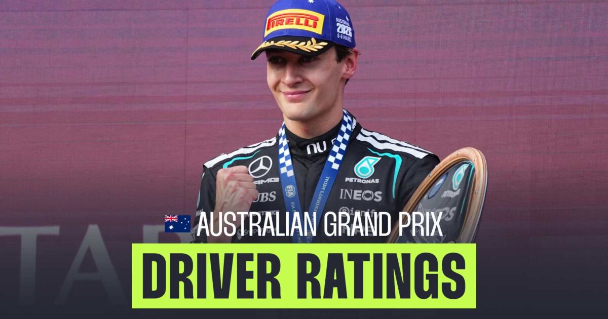 Australian GP driver ratings: Russell shines, day to forget for DNS Piastri