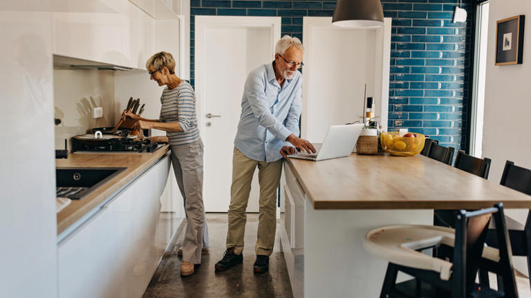 The popular floor trend that'll add 'visual calm' to your kitchen