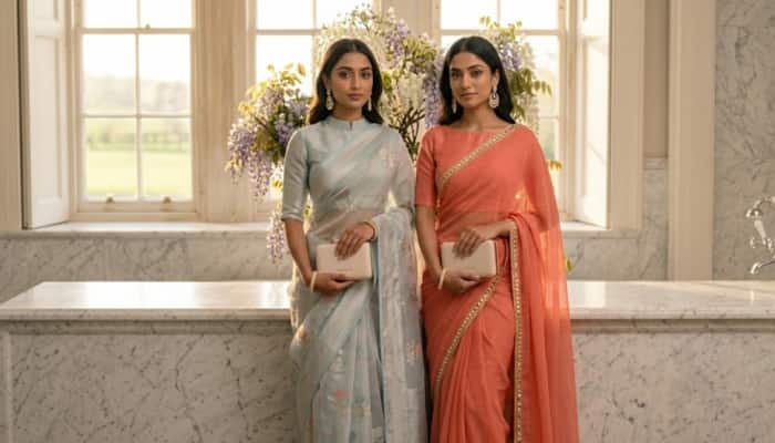 Georgette sarees for weddings, parties, and festive style