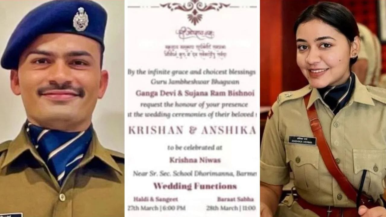 From training to tying the knot: The love story of two young IPS ...