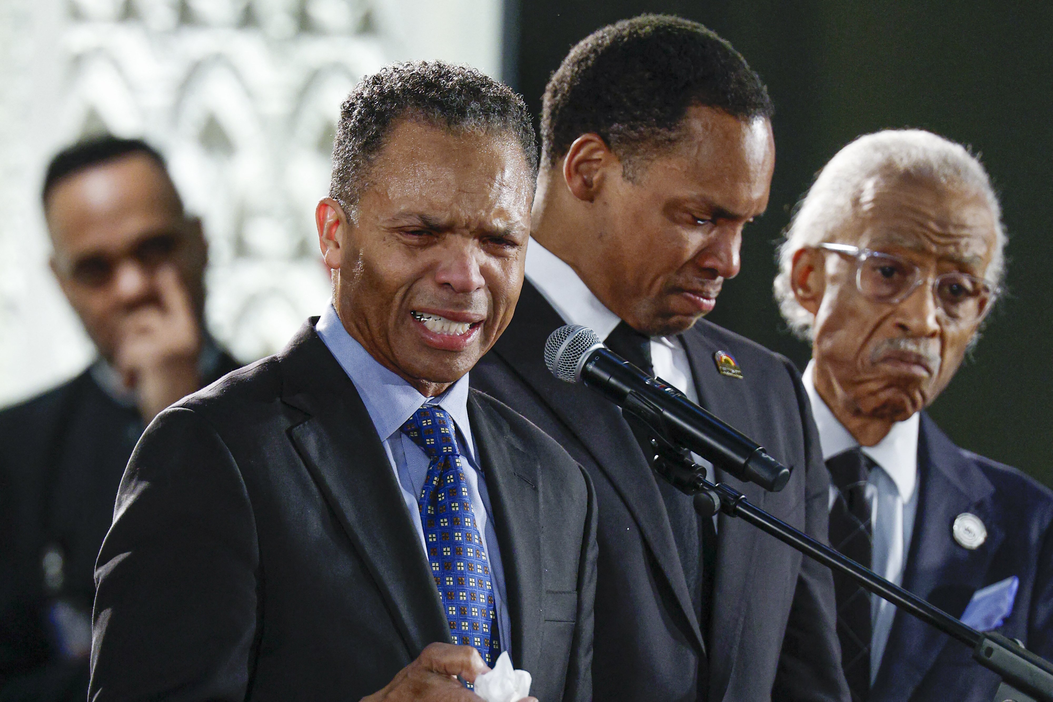 Jesse Jackson Jr. takes swipe at Biden, Obama after memorial service<br><br>