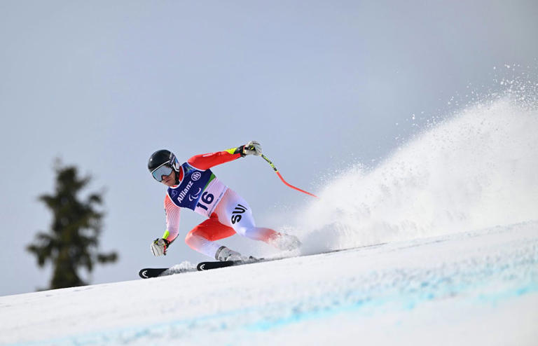 Robin Cuche s'offre une autre médaille d'or en super-G