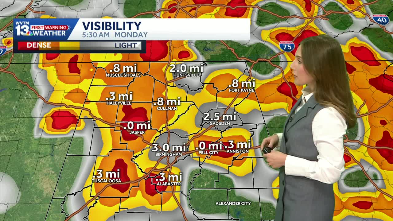 Severe storms threaten Alabama Monday and Wednesday ahead of a cold front