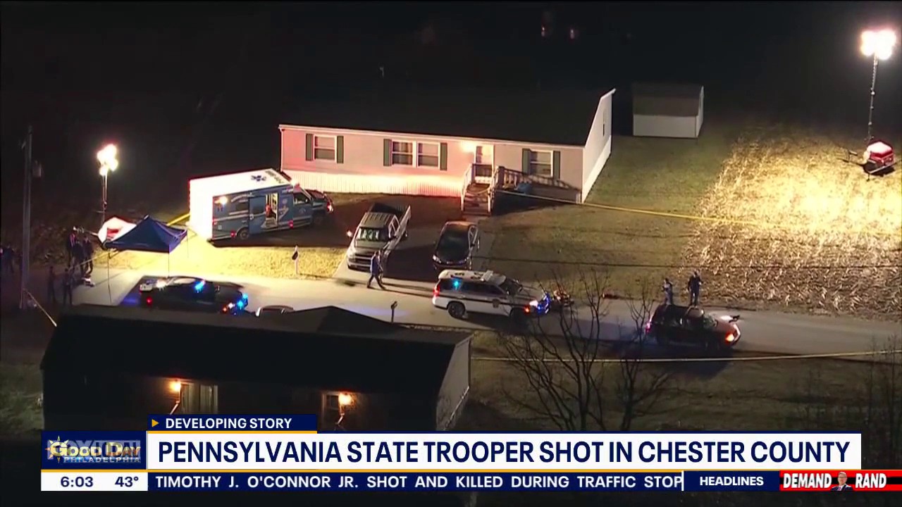 Pennsylvania state trooper shot and killed in Chester County