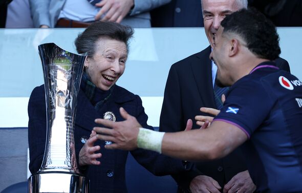 Princess Anne sparks fan frenzy with hilarious rugby prank