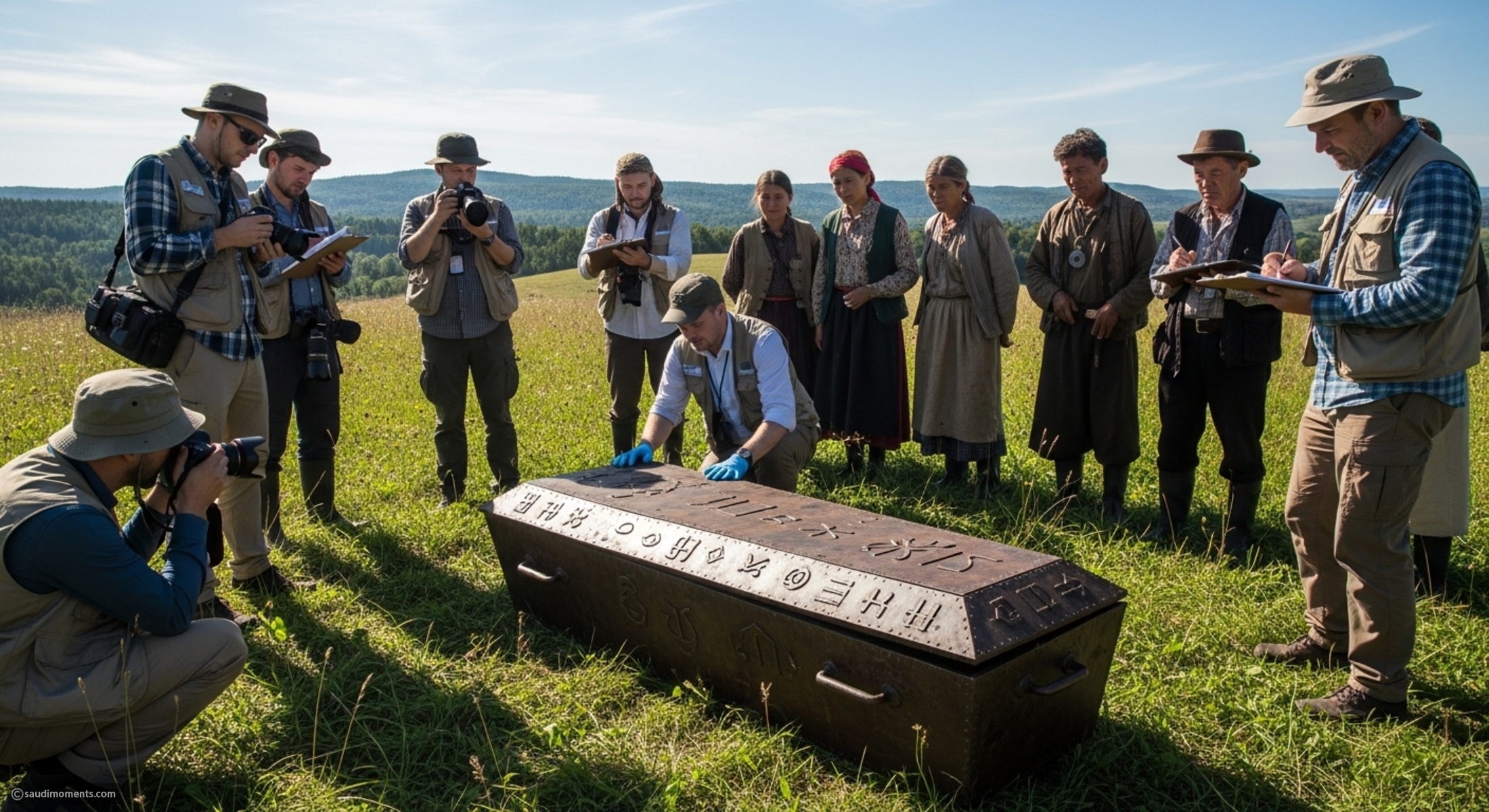 Scientists studied a coffin that fell from the sky, what they ...