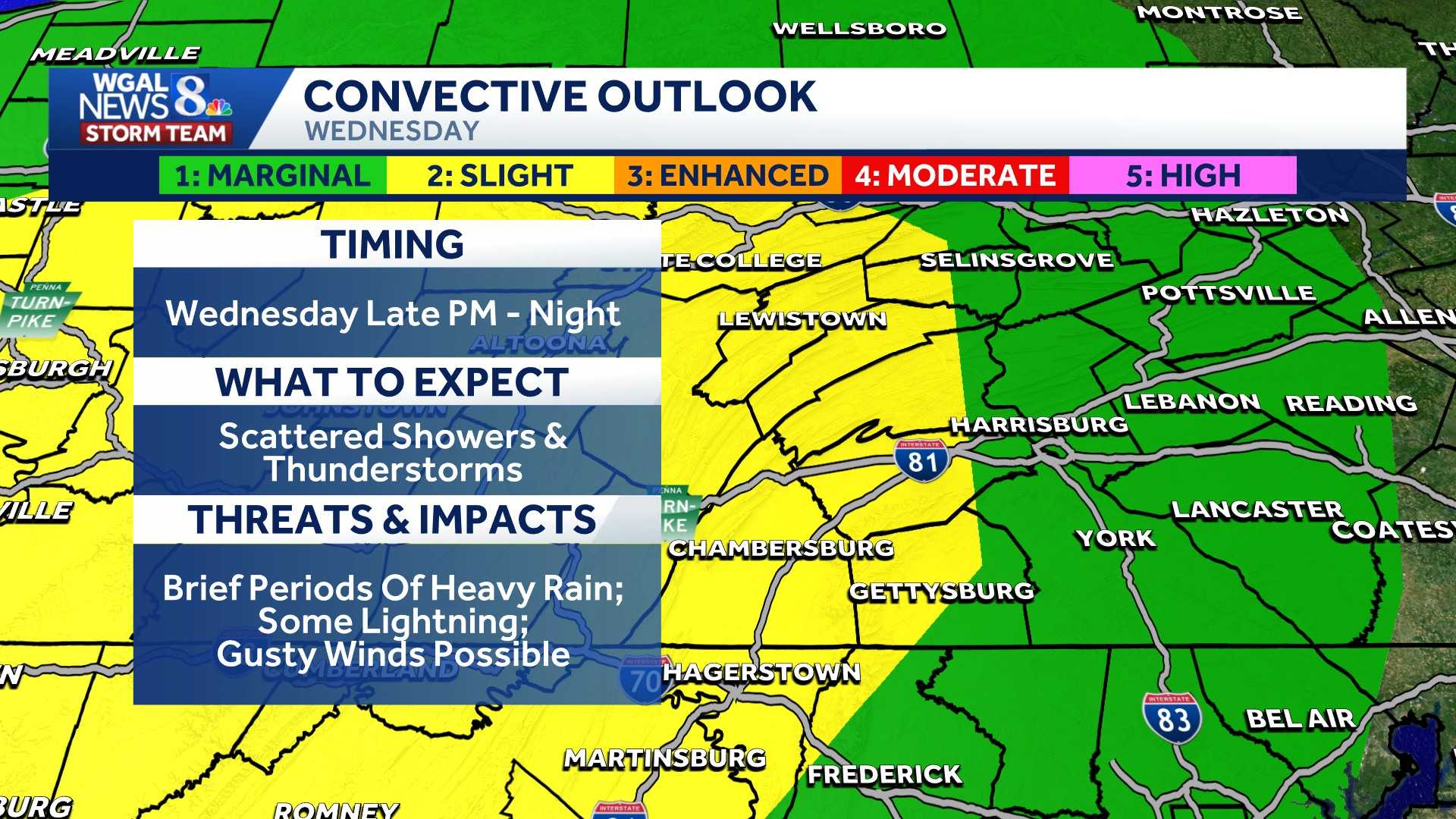 Looking ahead | Strong to severe thunderstorms possible this week