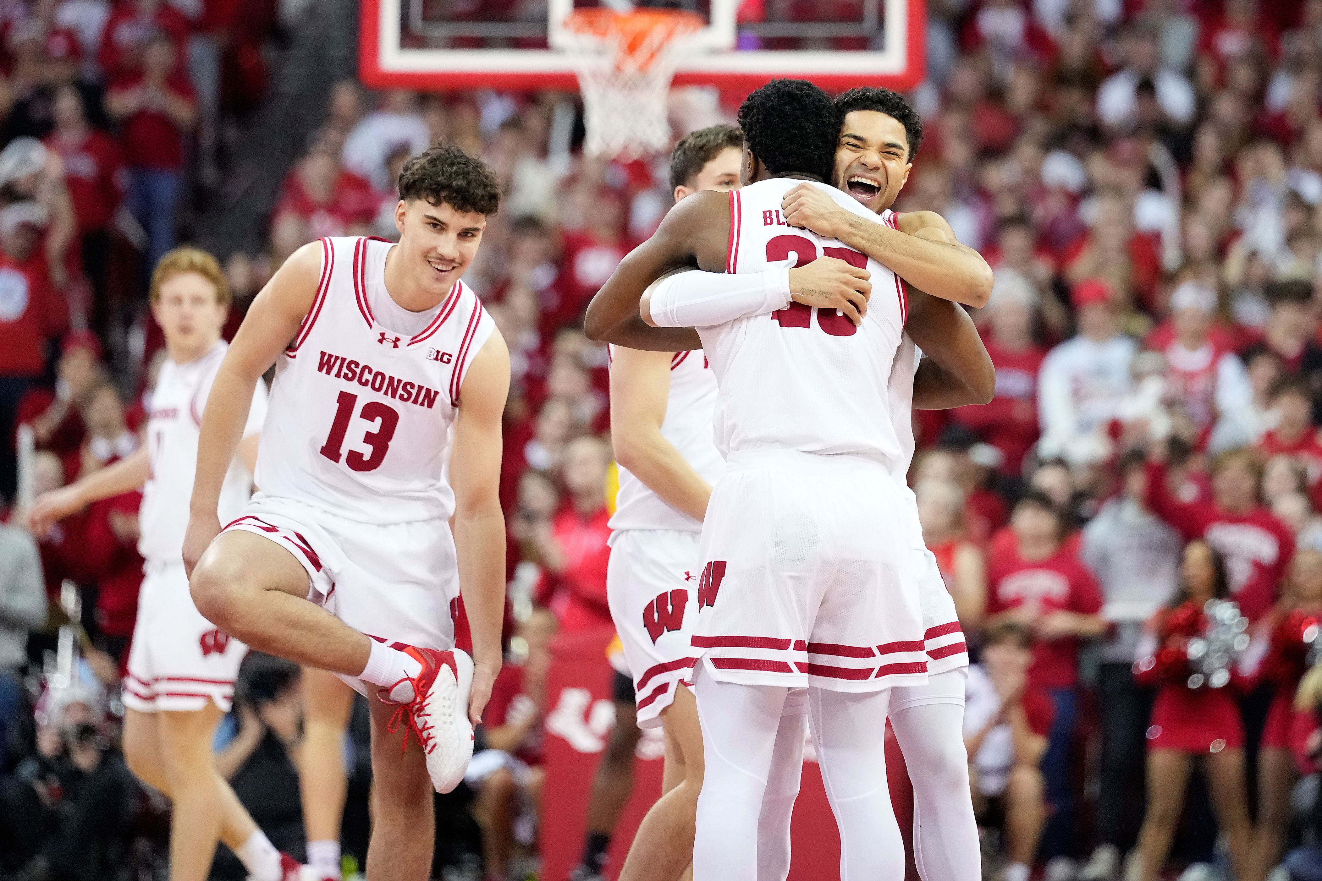 Badgers jump in NCAA tournament projections after Purdue win<br>