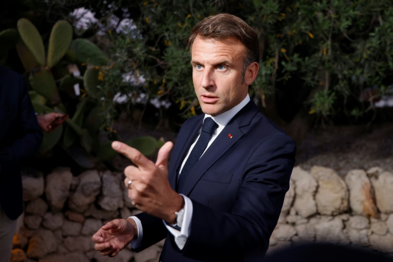 French President Macron announces 'international mission' to reopen ...
