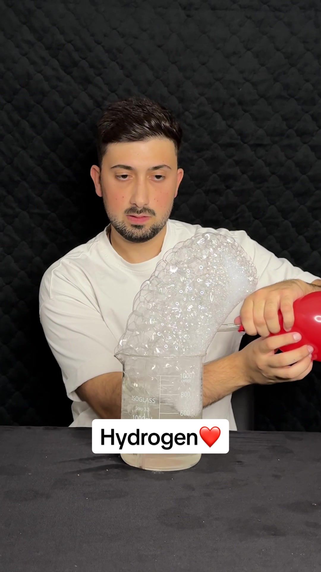 Flammable bubbles experiment!