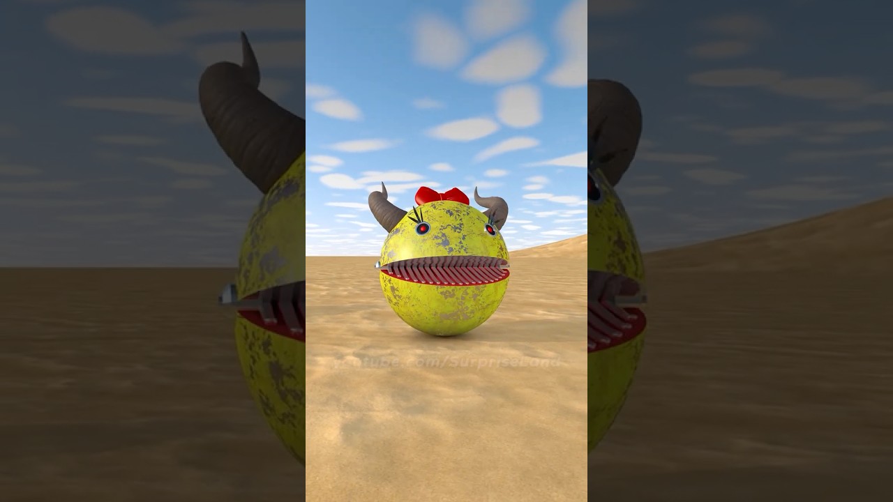 When you eat unknown balls 😋 #pacman #robotpacman