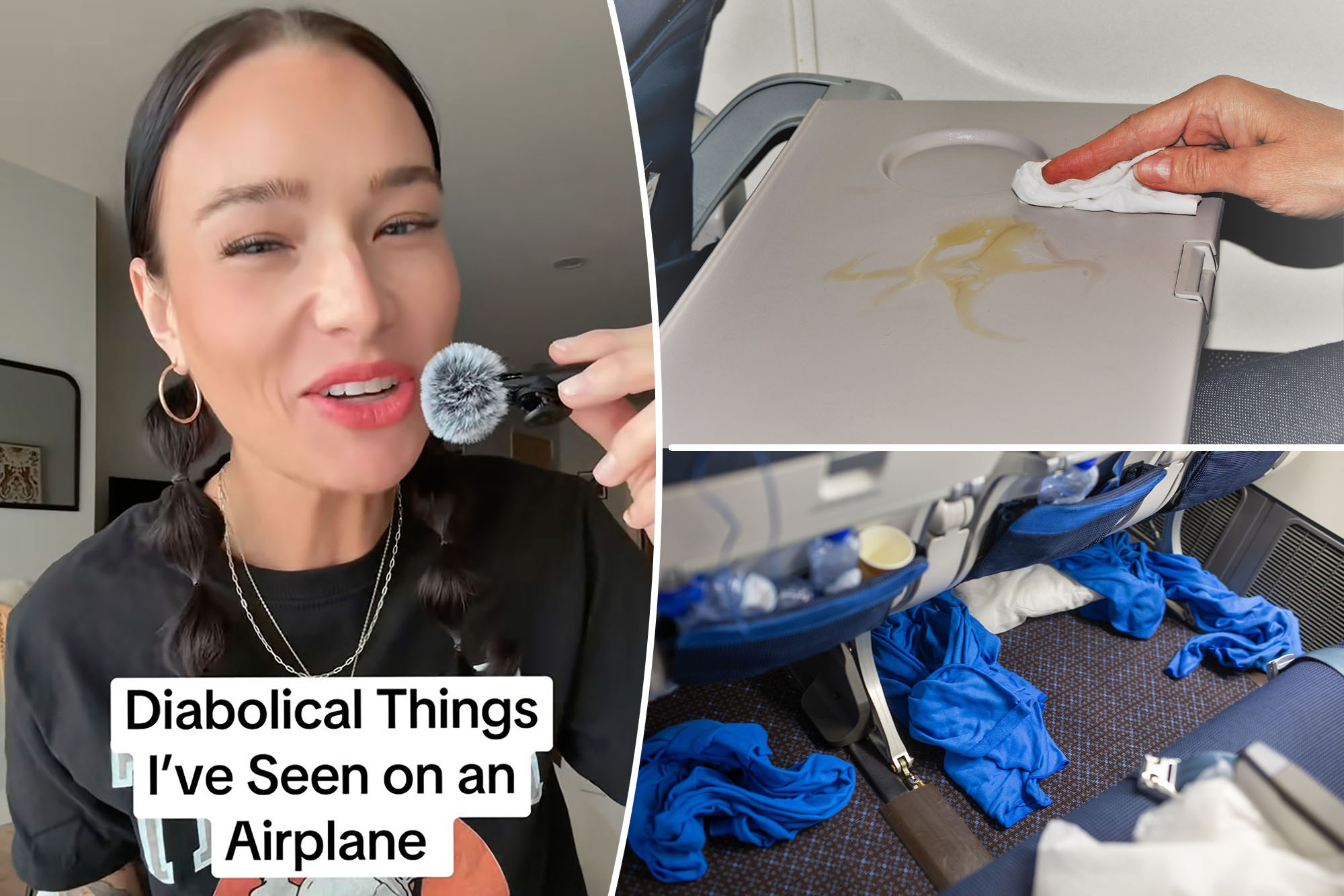 Flight attendant reveals most 'disgusting' behavior she has witnessed ...