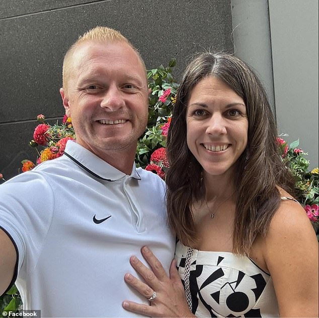 Jason Hughes, 40, was fatally run over during a student prank at his Georgia home on Thursday night and his wife, Laura Hughes seen right, has asked for all charges to be dropped 