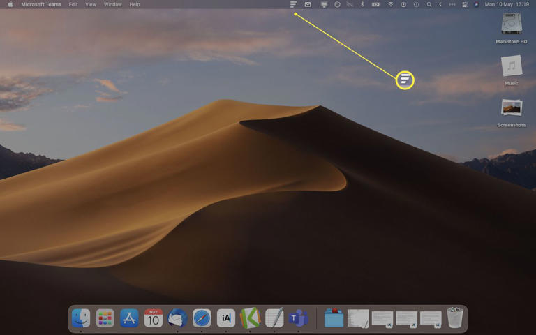 MacOS desktop with Fanny app highlighted