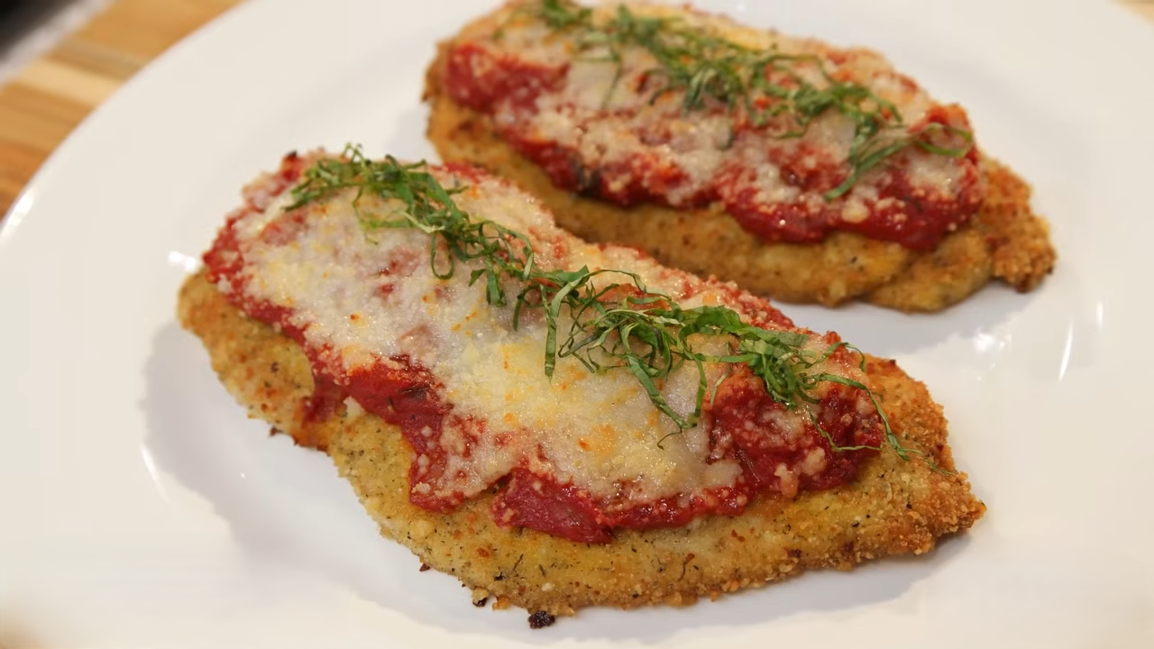 I make this chicken parmesan on repeat all year