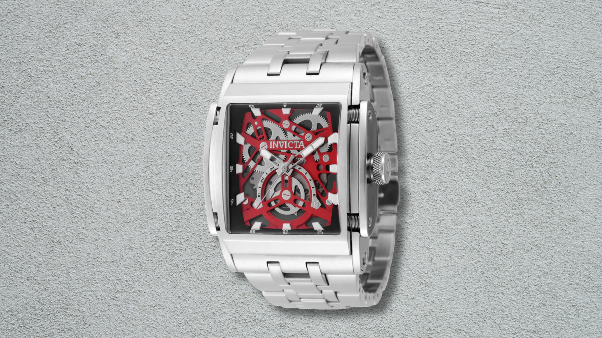 This Invicta tonneau watch is 84% off