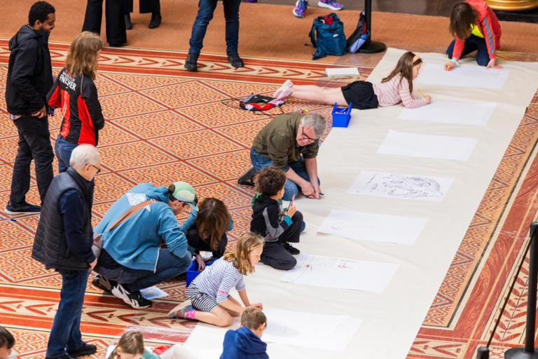 The big draw at the National Building Museum celebrates drawing (free ...