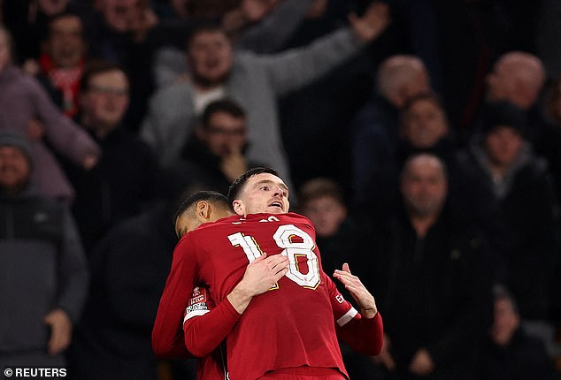 Andy Robertson continues to show his value to Liverpool despite their January sale plan