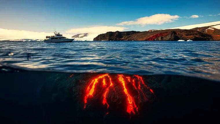 Deception Island, Antarctica: The volcano where you can swim in warm water