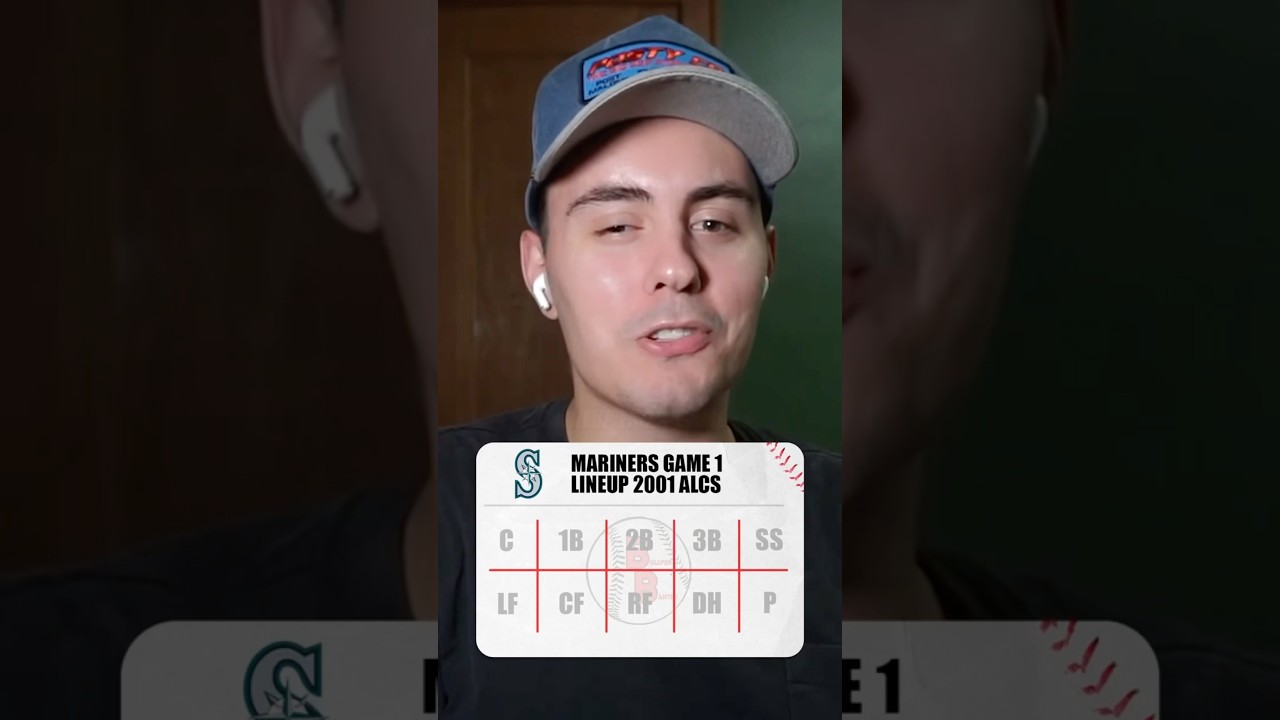 Can we guess the Mariners 2001 ALCS lineup? #mlb #baseball #mariners
