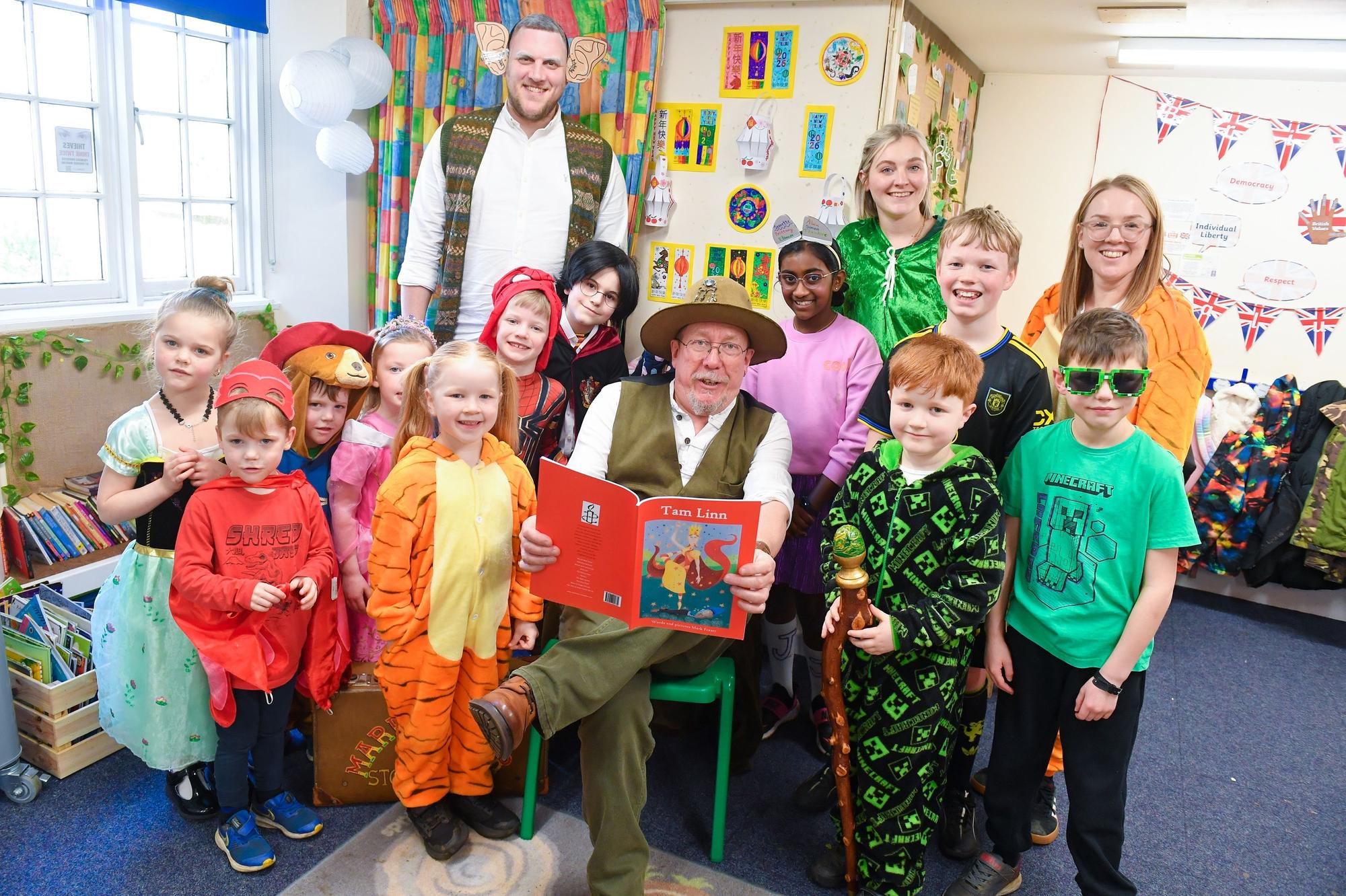 Storytelling event brings World Book Day to life at Northamptonshire school