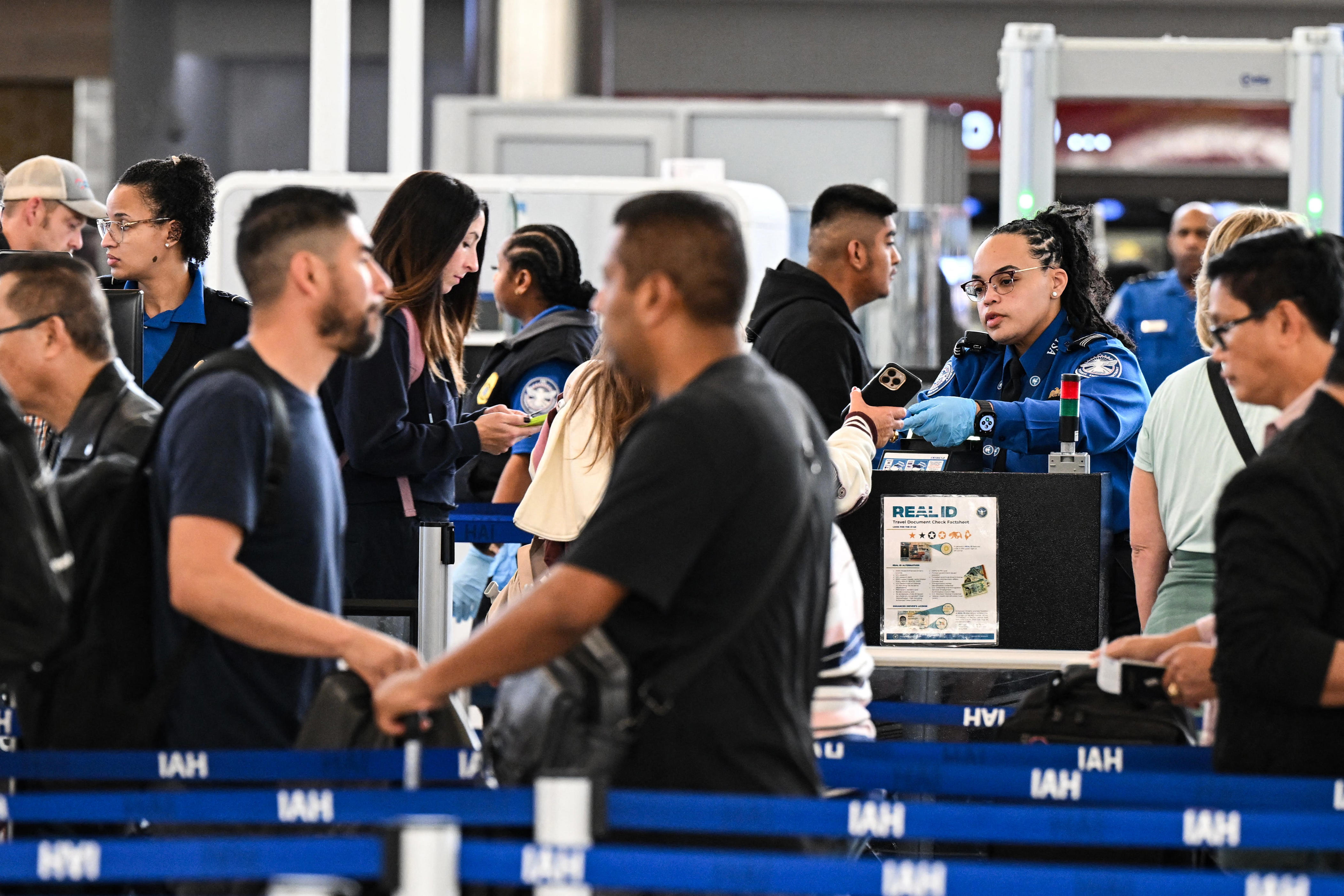 TSA lines stretch for hours as shutdown hits spring break travel