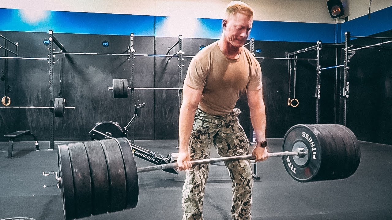 It's just two times bodyweight - then 475 hit the bar