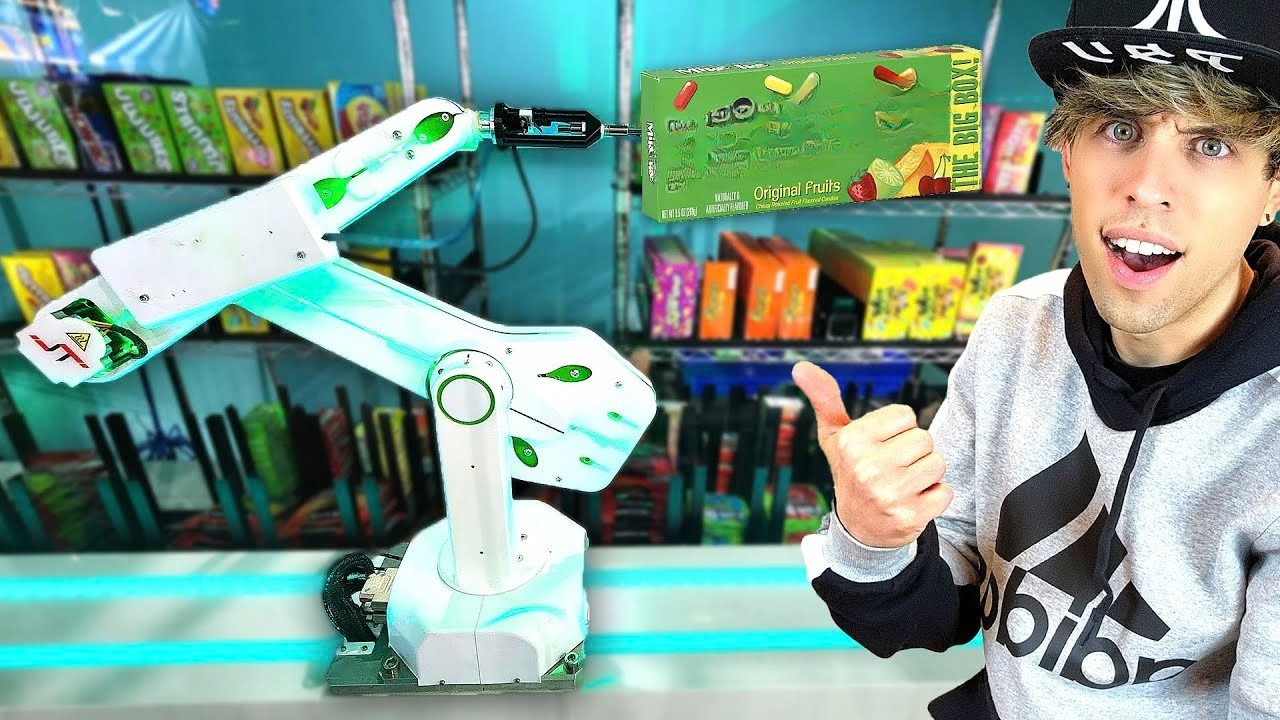 This arcade robot vending machine feels like the future