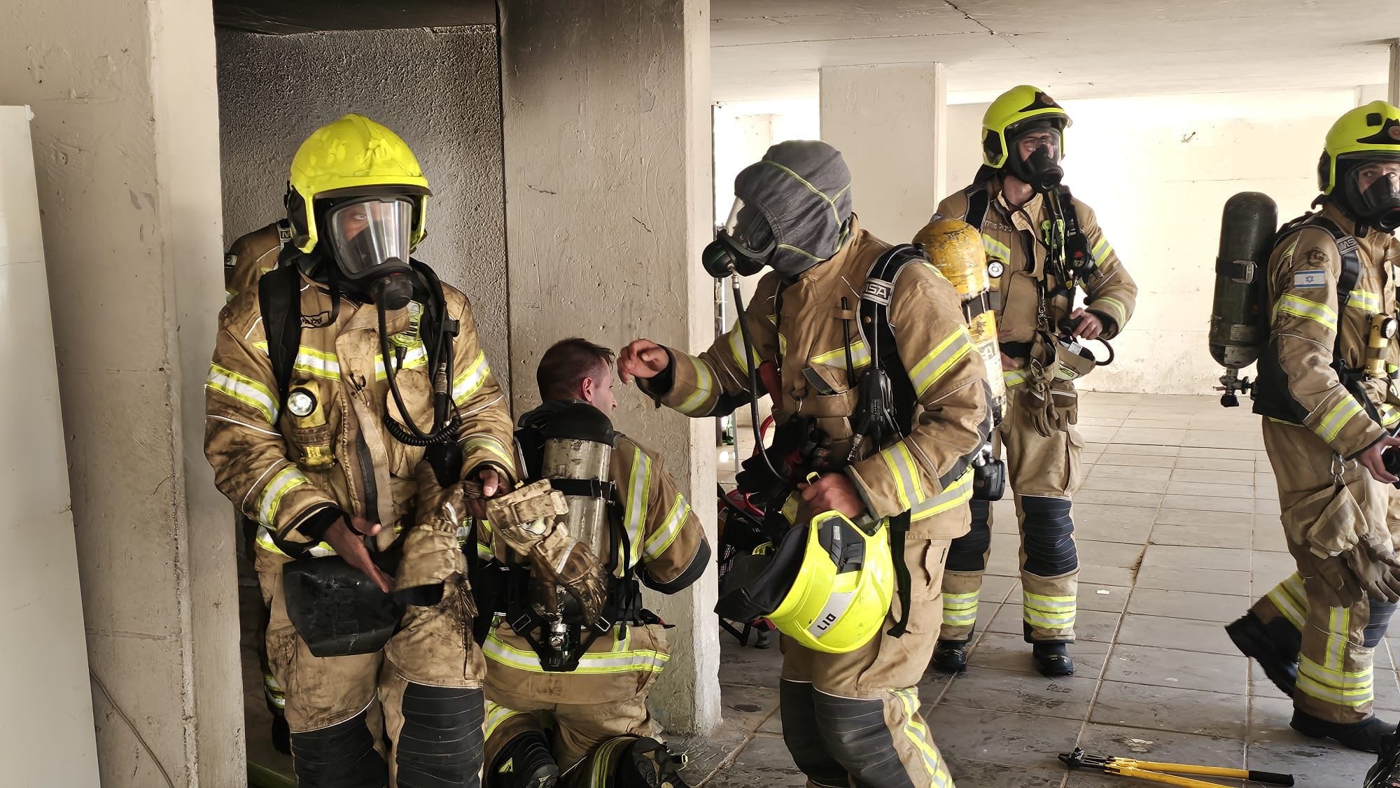 Seventeen hospitalized after fires break out in two bomb shelters in ...