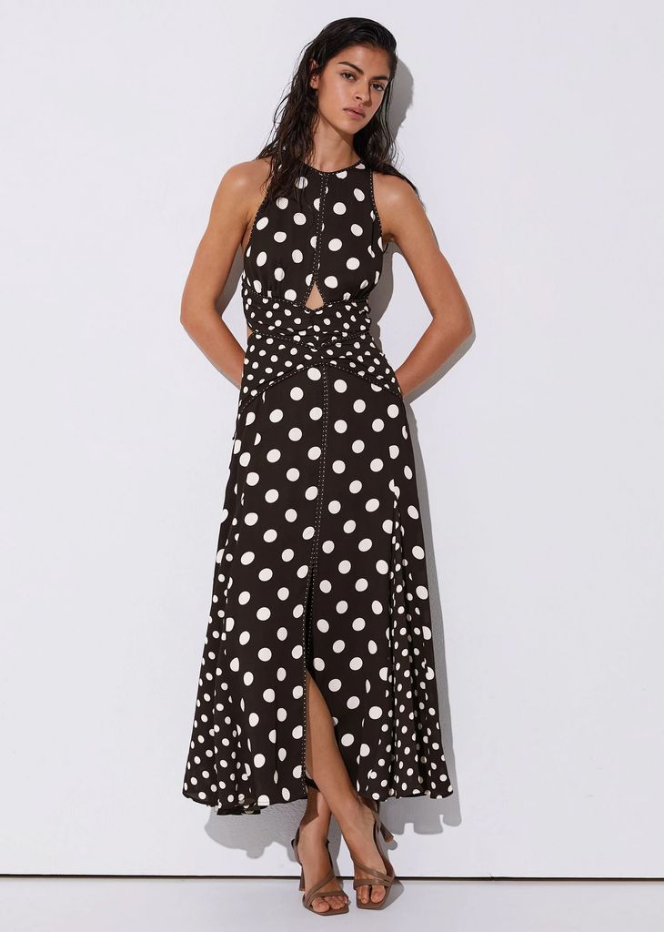 Midi Dress Zendaya Polka Dot Dress 12 Timeless Polka Dot Dresses To Wear  This Season Beyond