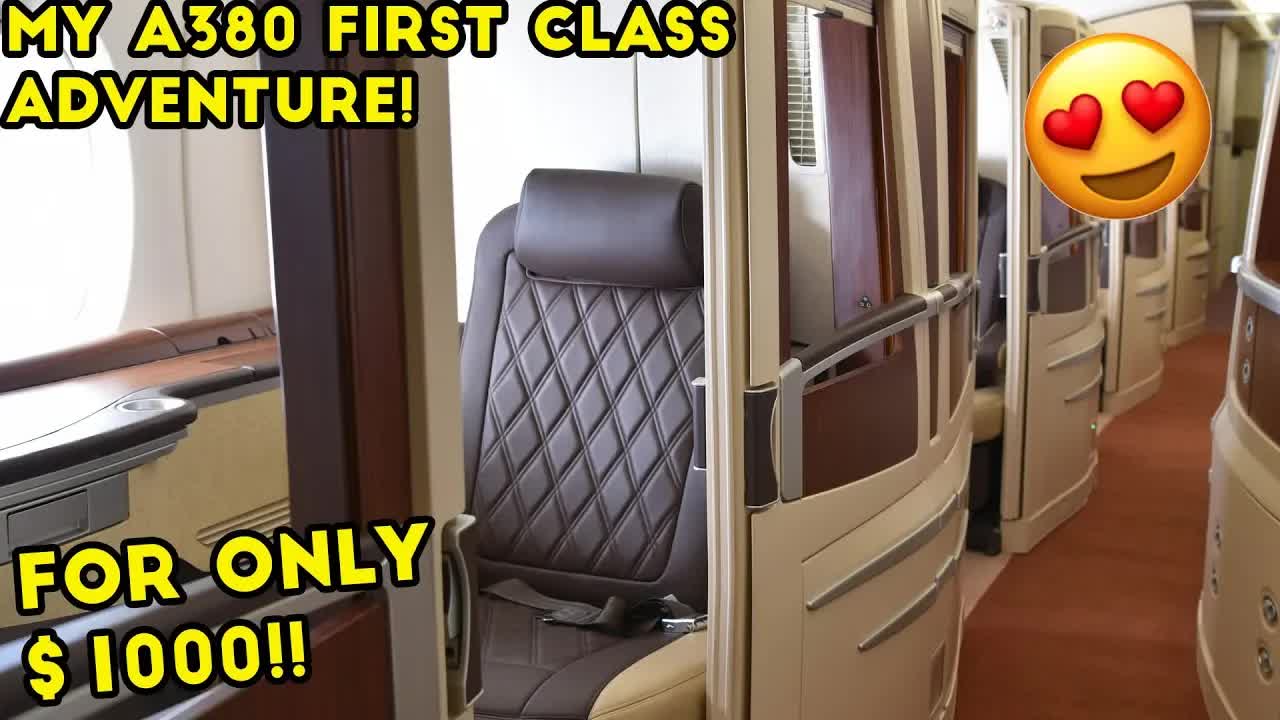 Fly first class suite for $1000! HiFly A380 NYC - London