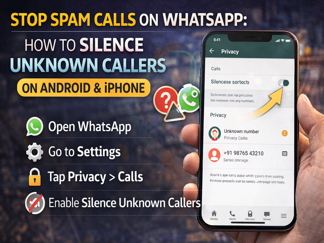 Stop spam calls on WhatsApp: How to silence unknown callers on Android ...
