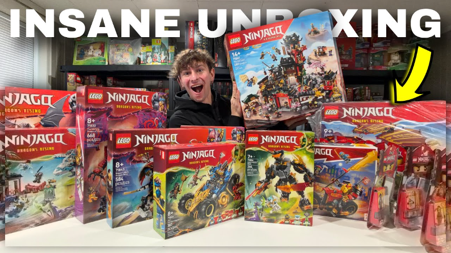 Huge LEGO Ninjago haul unboxing everything