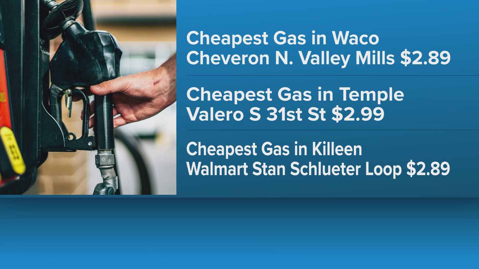 Gas prices rising: Where to find the cheapest gas in Central Texas ...