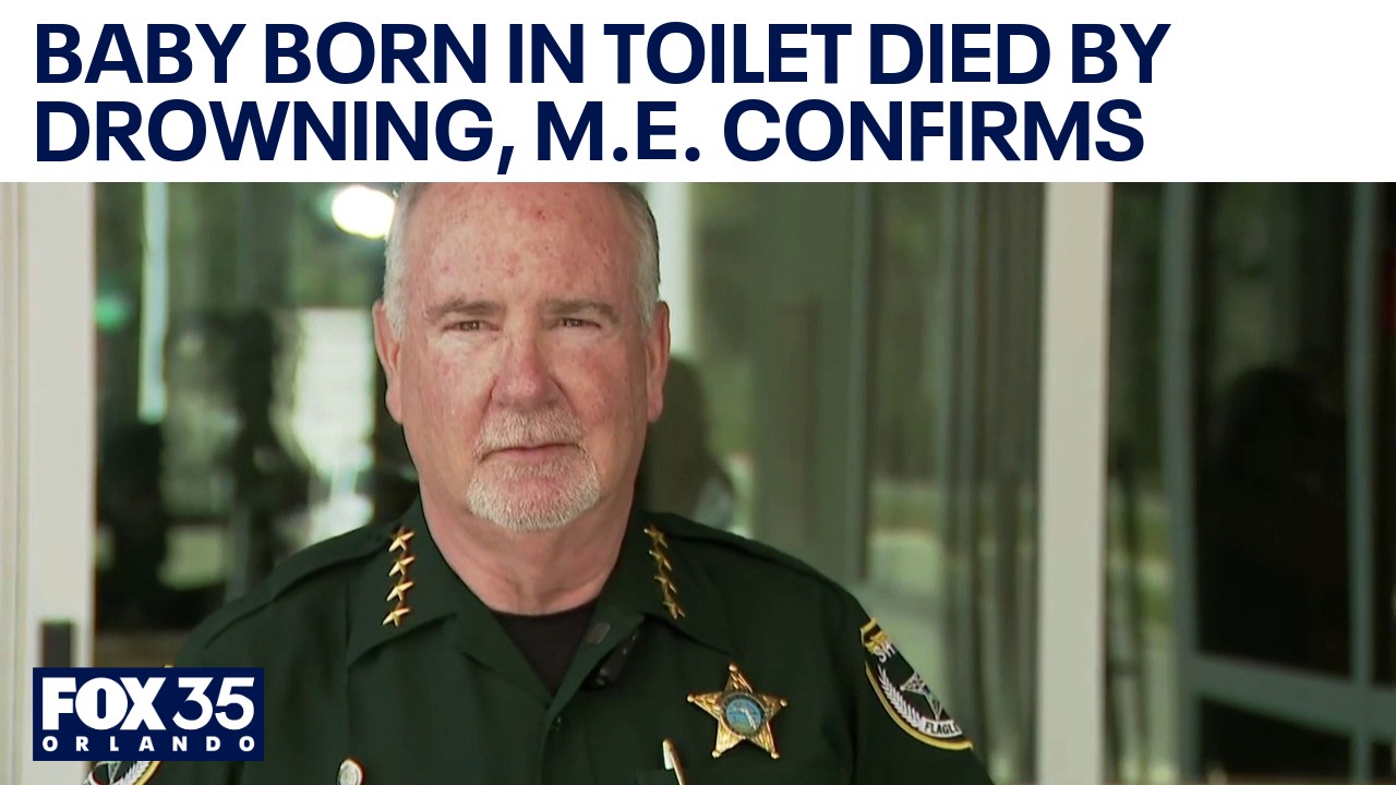 Flagler County baby born in toilet died from drowning, sheriff says