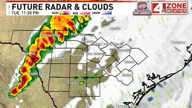 Potential severe storms with large hail, damaging winds and possibly a ...