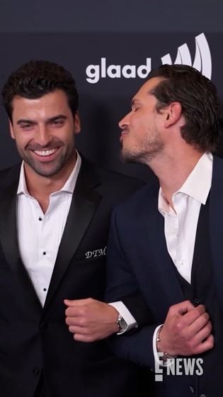 Gleb Savchenko and Jan Ravnik at the GLAAD Media Awards
