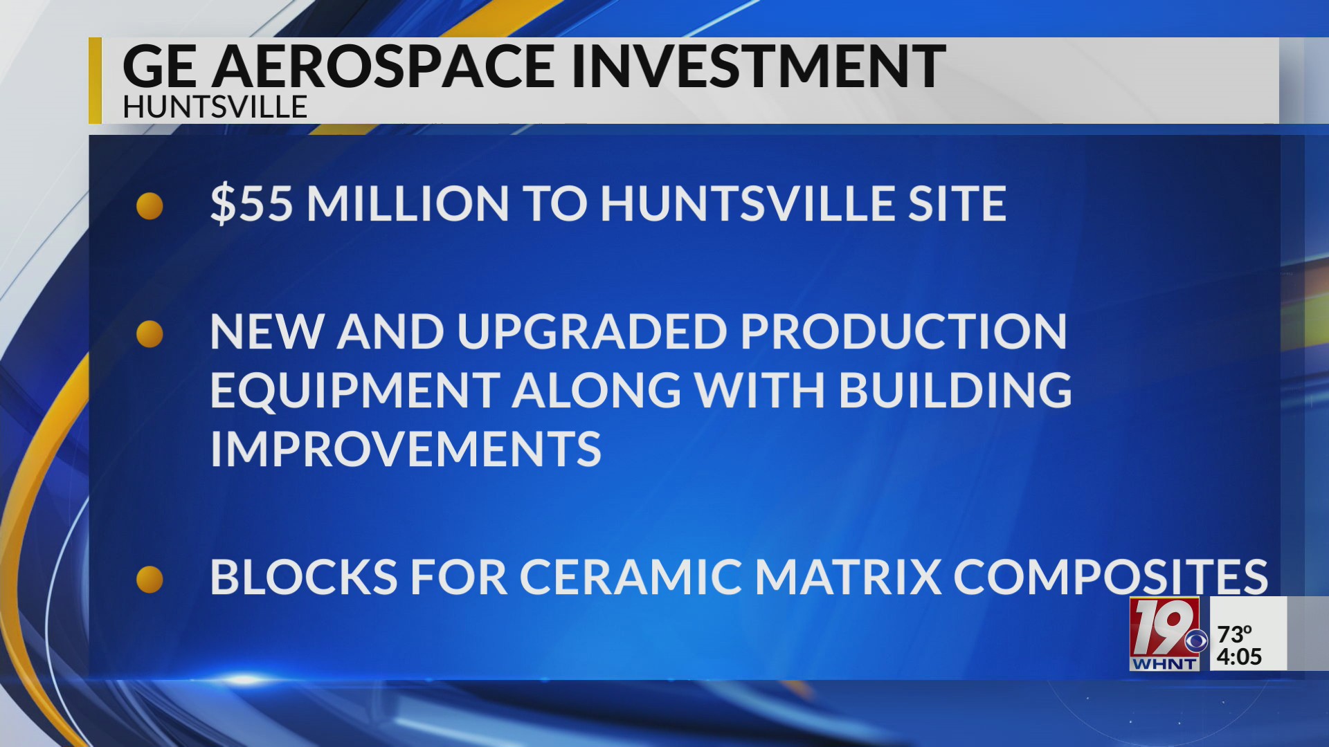 GE Aerospace makes investment in Huntsville facility | March 9, 2026 ...