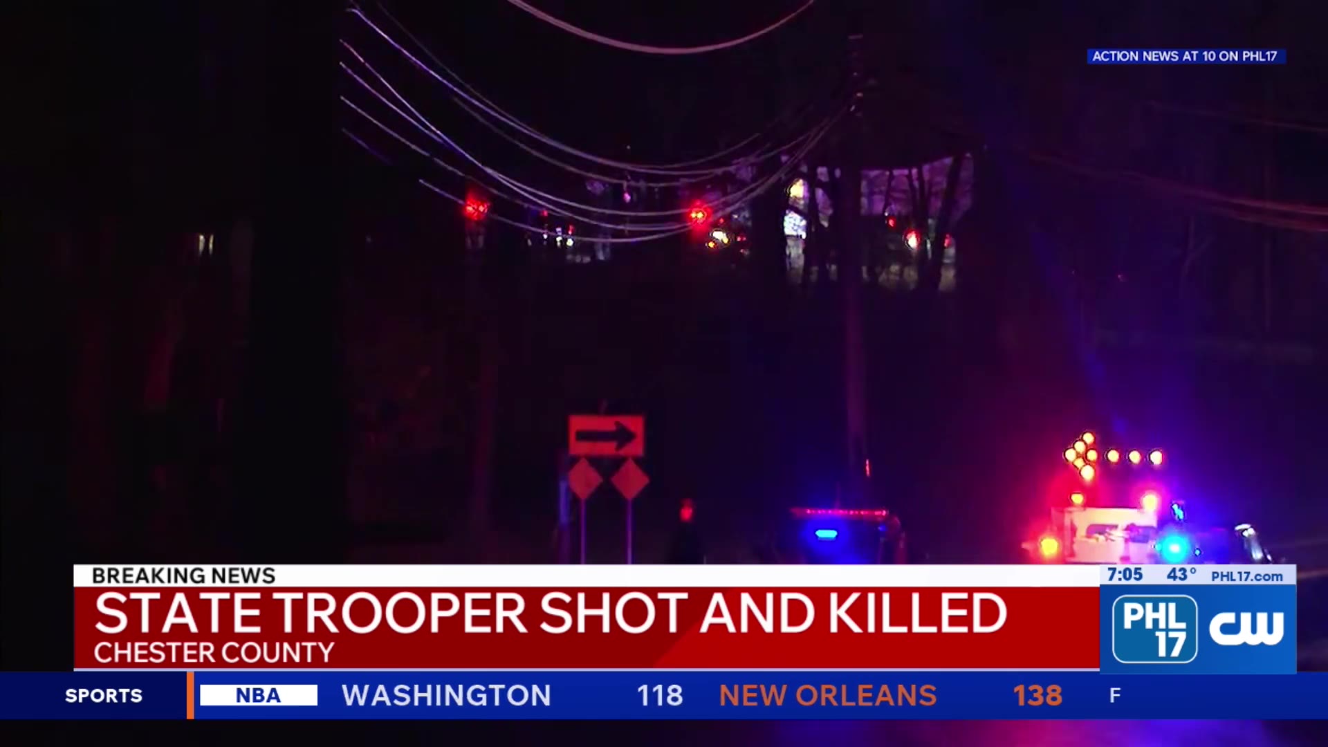 Pennsylvania state trooper shot during traffic stop in Chester County ...