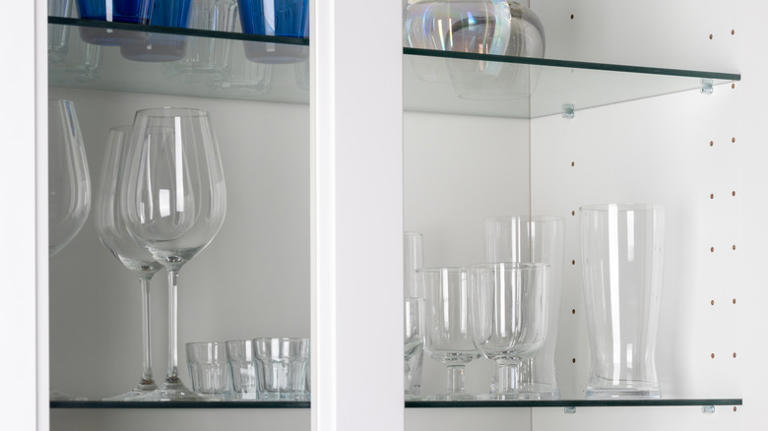 Add extra drinkware storage with an upcycled solution